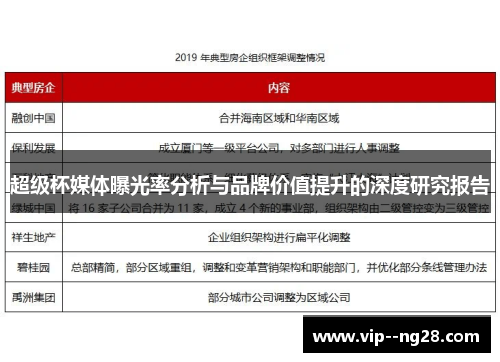超级杯媒体曝光率分析与品牌价值提升的深度研究报告