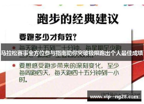 马拉松赛事全方位参与指南助你突破极限跑出个人最佳成绩 马拉松赛事全方位参与指南助你突破极限跑出个人最佳成绩